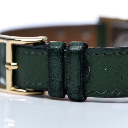 Hermes Stainless Steel Courchevel 23mm Medor Quartz Watch Vert Clair 8 of 8