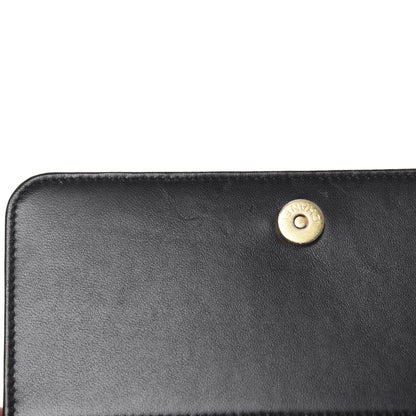 Chanel Velvet Quilted Wallet On Chain WOC Black 14 of 15