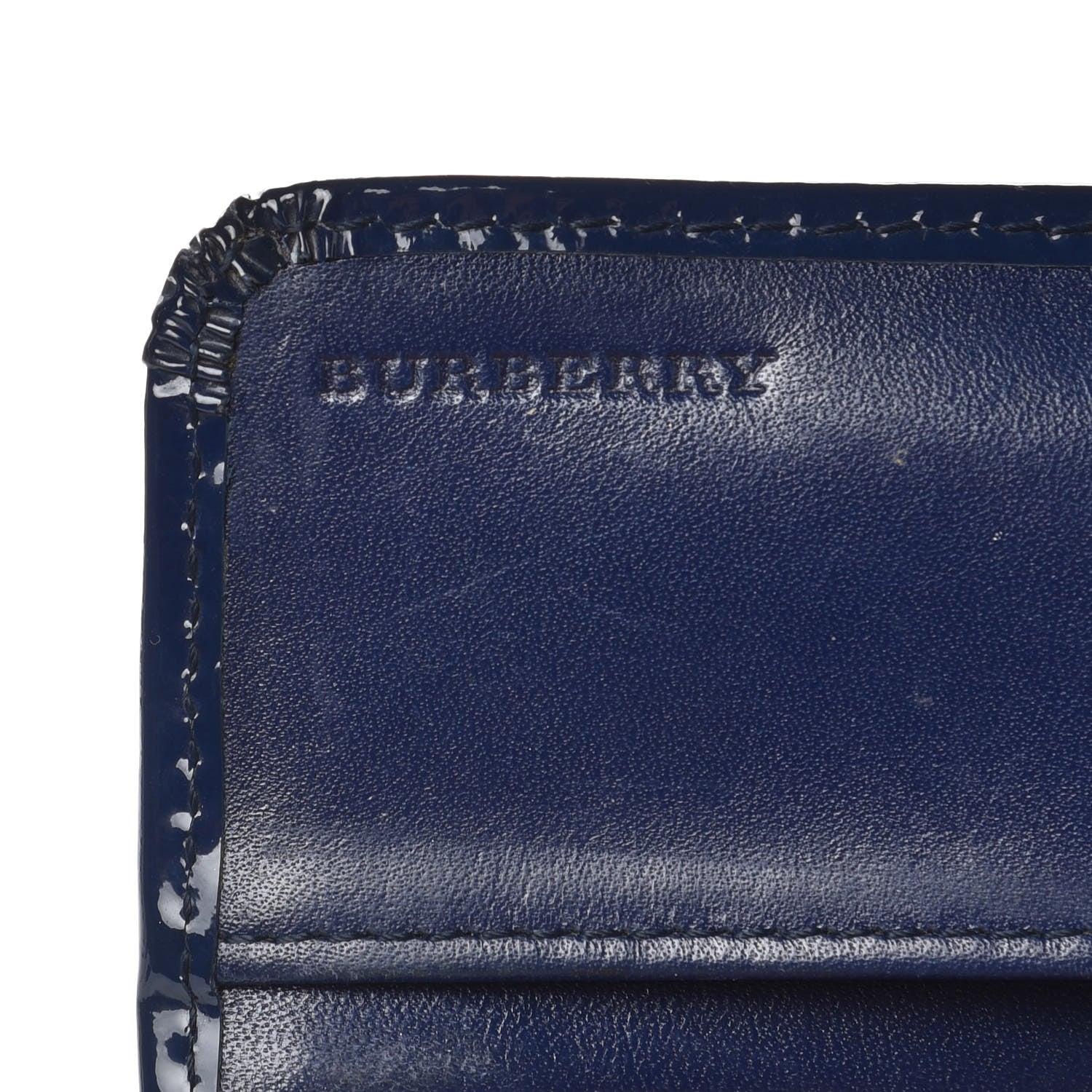 Burberry Supernova Check Penrose Continental Wallet Blue 7 of 16
