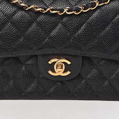 Chanel Caviar Quilted Small Double Flap Black 13 of 14