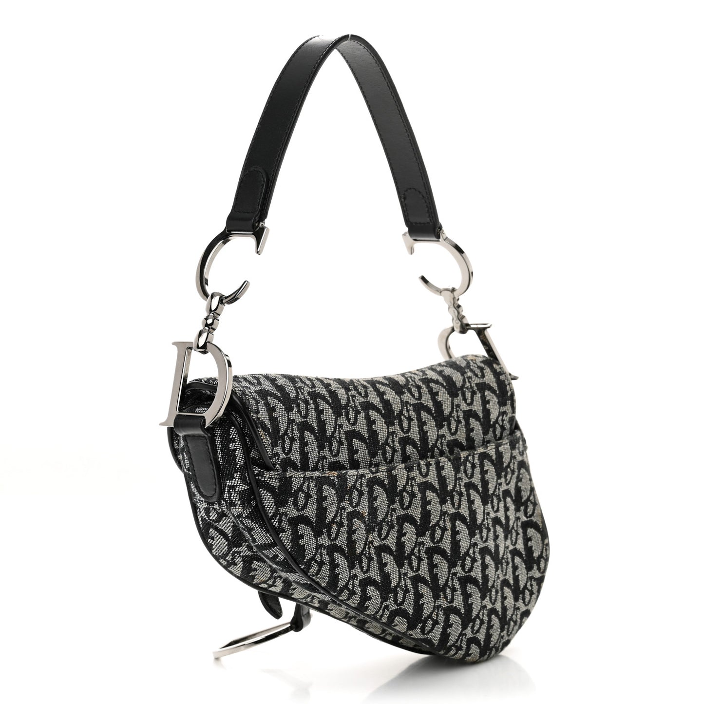 Monogram Saddle Bag Blue
