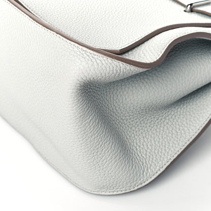 Hermes Taurillon Clemence Jypsiere 34 Gris Perle 10 of 11