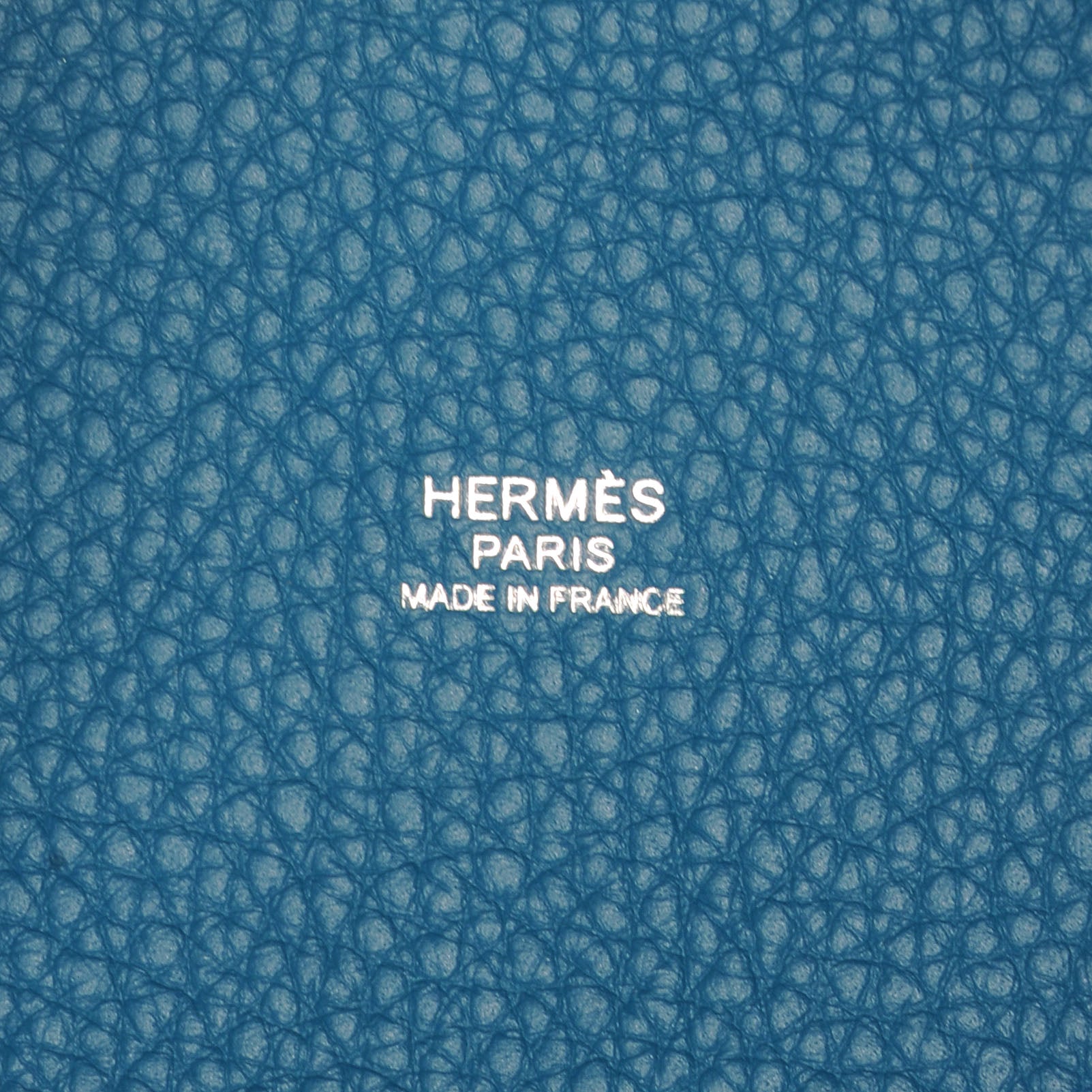 Hermes Taurillon Clemence Picotin Lock MM Bleu Izmir 7 of 8