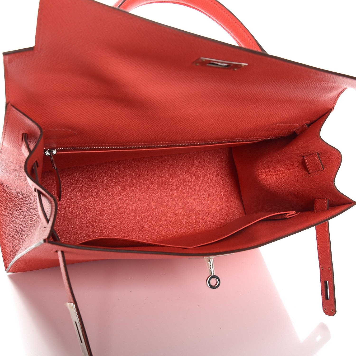 Hermes Epsom Kelly Sellier 32 Rose Jaipur 5 of 33