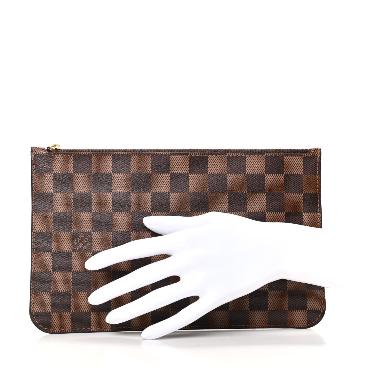 Louis Vuitton Damier Ebene Neverfull MM GM Pochette 2 of 7