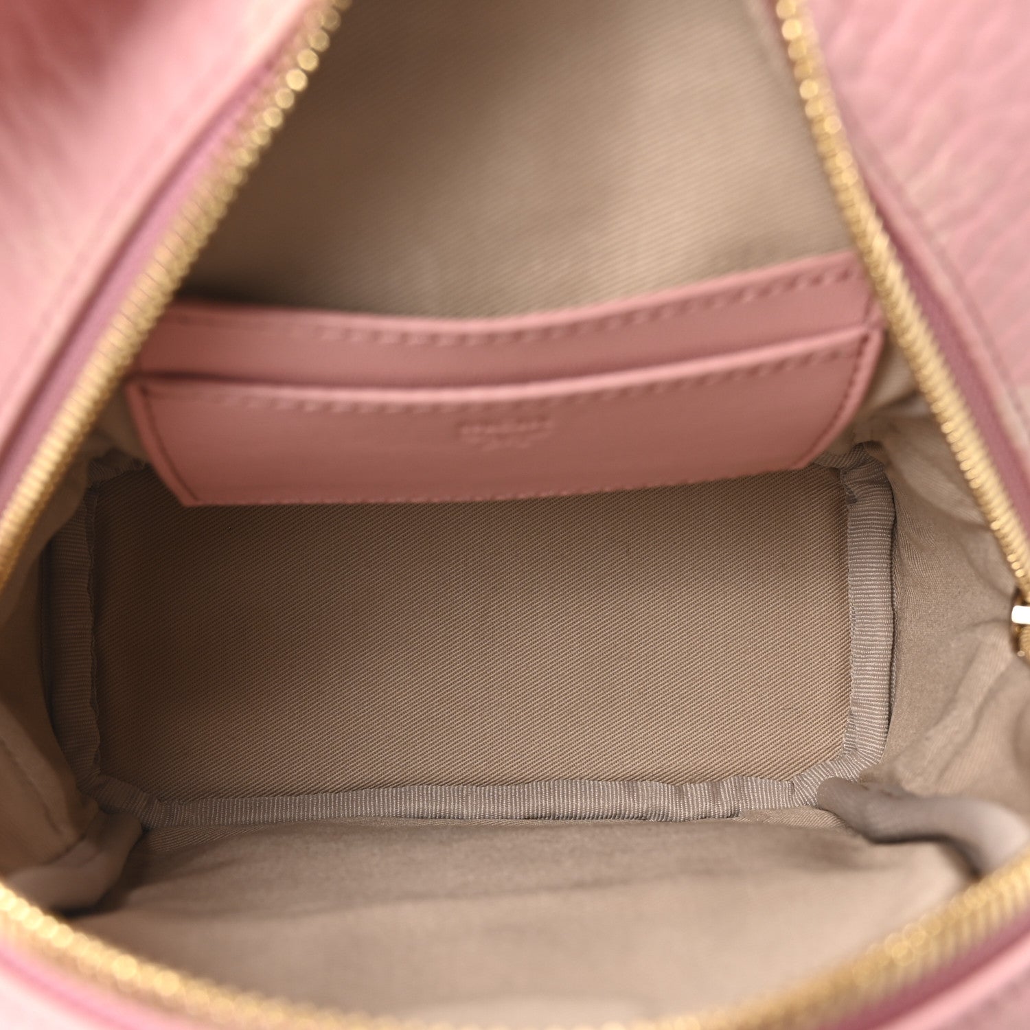 MCM Visetos Side Stud X-Mini Stark Bebe Boo Backpack Soft Pink 5 of 9