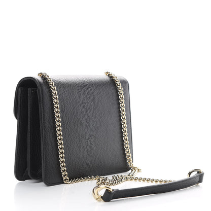 Gucci Dollar Calfskin Small Interlocking G Shoulder Bag Black 3 of 11