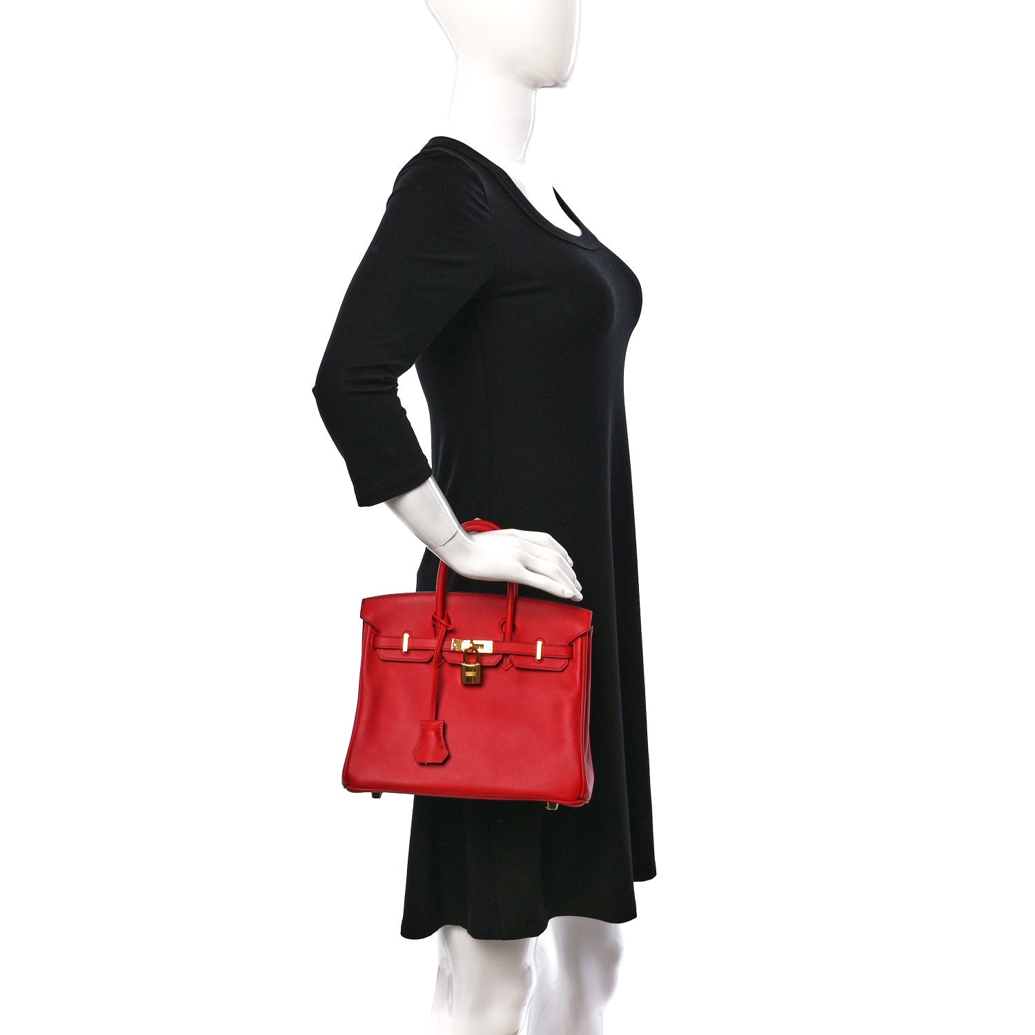 Hermes Swift Birkin 25 Rouge Casaque 2 of 15