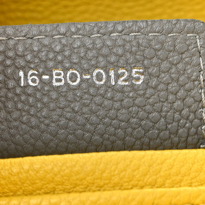 Christian Dior Grained Calfskin Cannage Medium Tri-Color Lady Dior Light Blue Grey Yellow 7 of 10