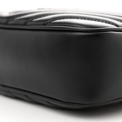 Saint Laurent Calfskin Matelasse Monogram Lou Camera Bag Black 10 of 11