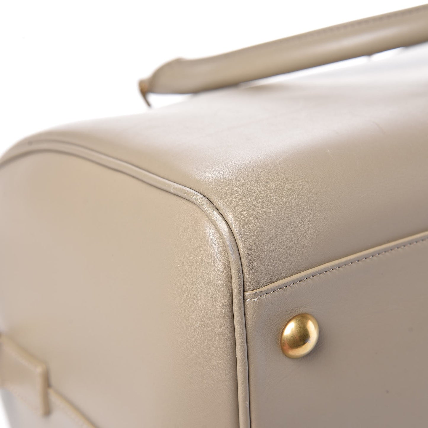 Calfskin Classic Duffle 6 Beige Vintage