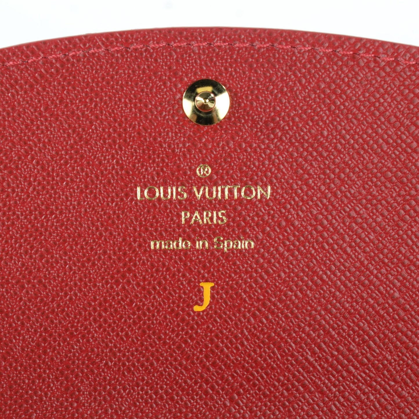 Damier Ebene Caissa Wallet Cherry