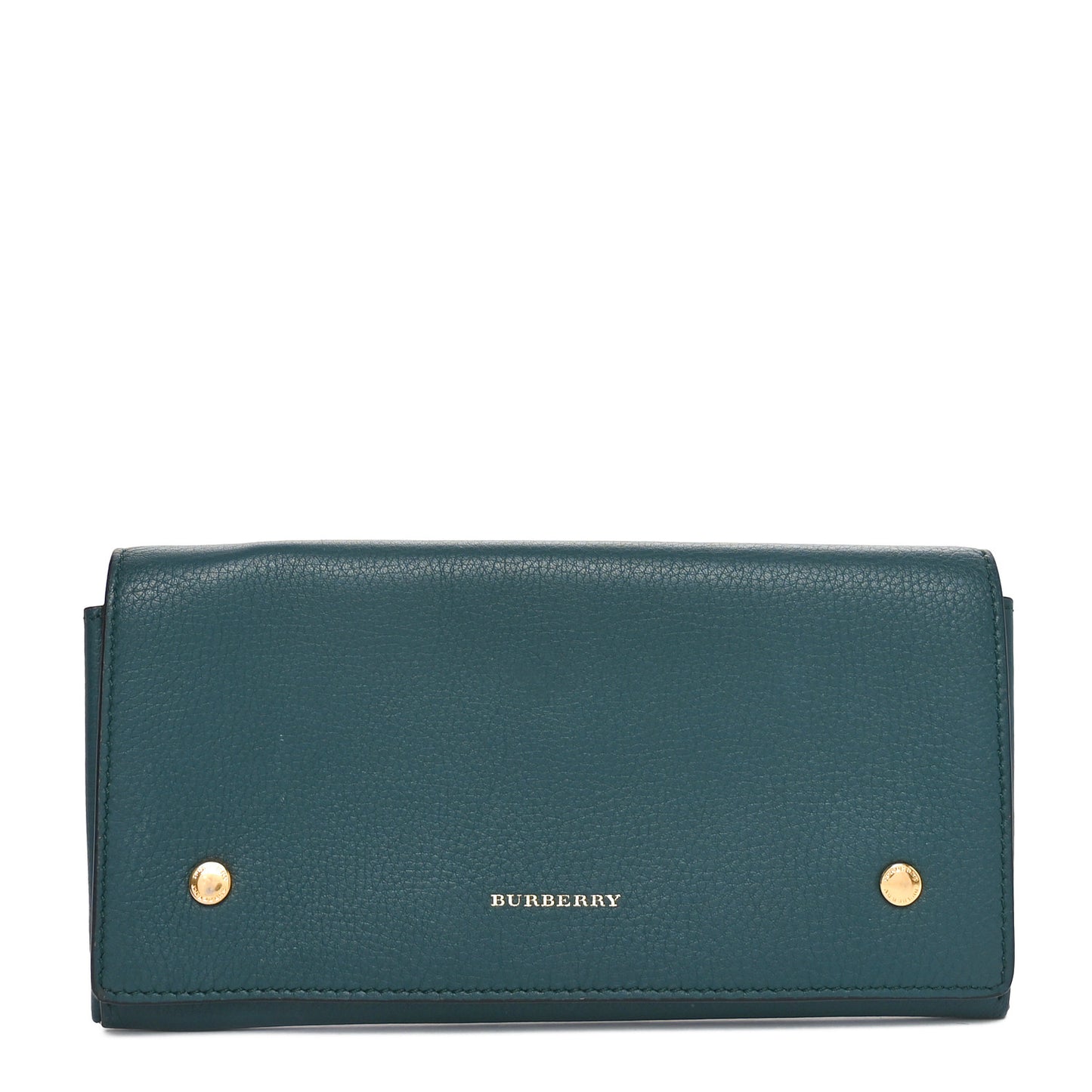 Grained Calfskin Somerset Marais Long Wallet Dark Cyan