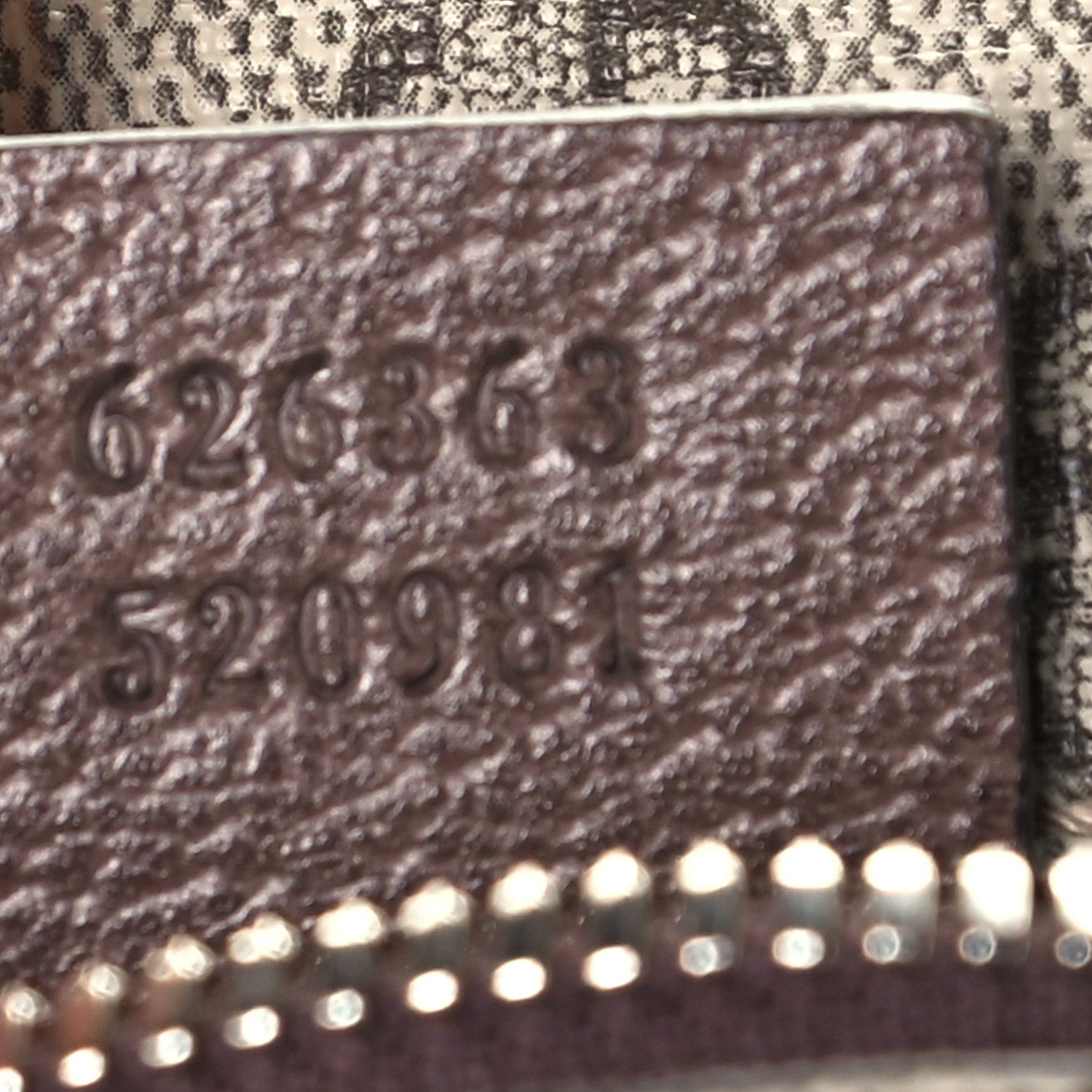 Gucci GG Supreme Monogram Textured Calfskin Square Messenger Bag Beige Ebony New Acero 7 of 12