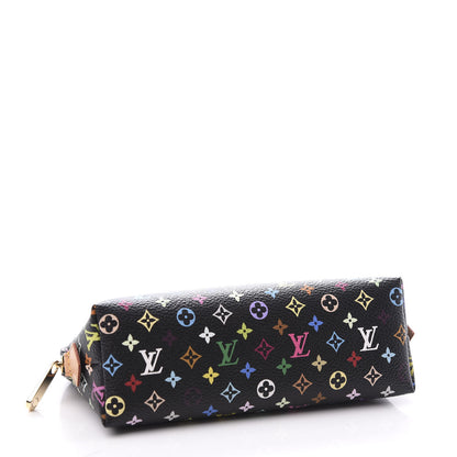 Louis Vuitton Monogram Multicolor Cosmetic Pouch Black Grenade 3 of 8