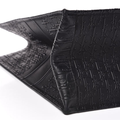 Christian Dior Oblique Calfskin Embossed Book Tote Black 8 of 12
