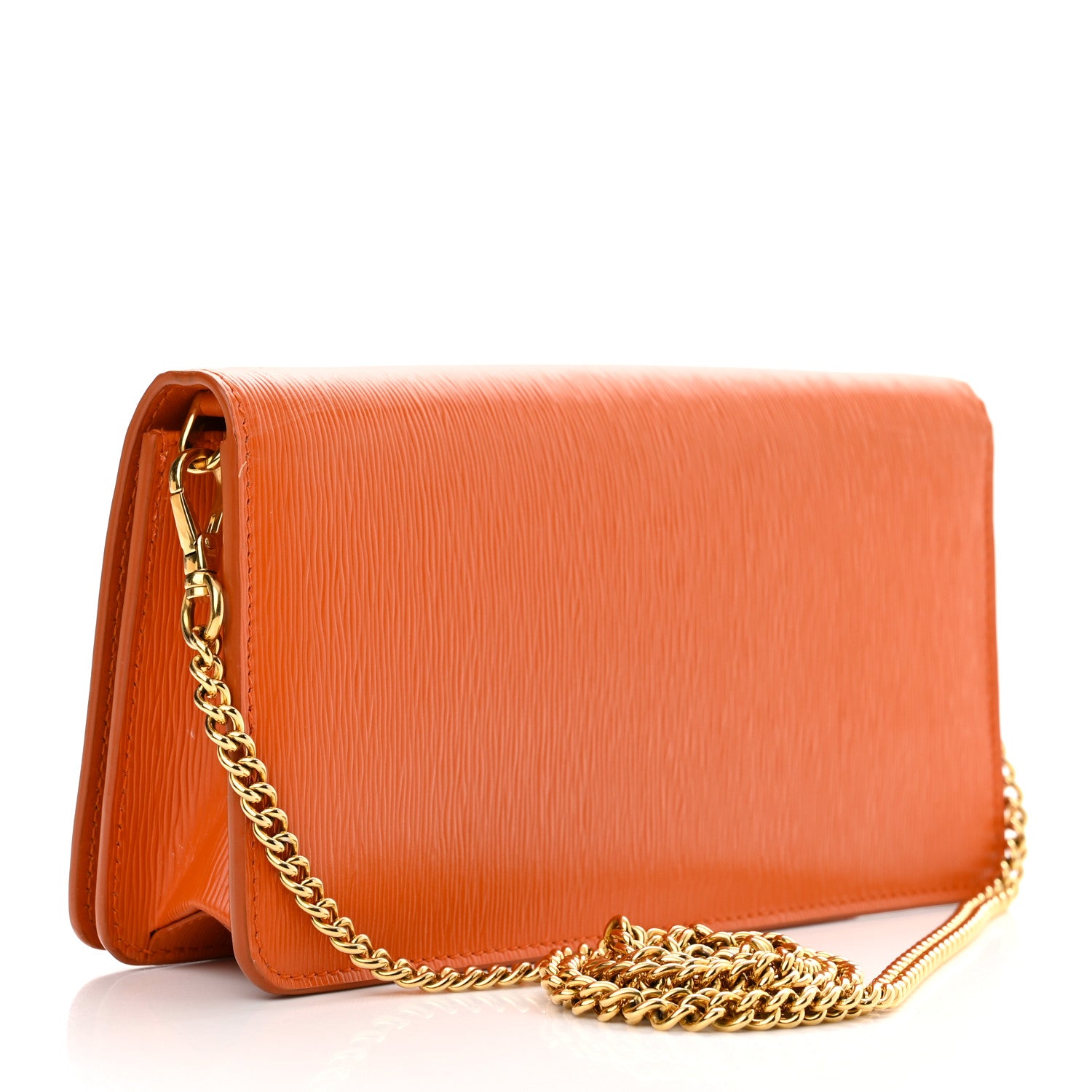 Prada Vitello Move Triangle Logo Miniborse Papaya 3 of 12