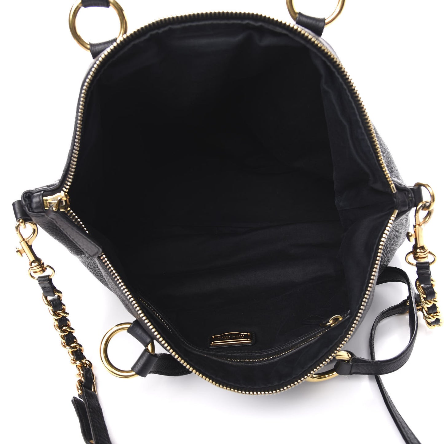 Vitello Daino Tote Black