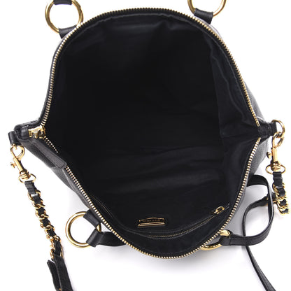 Miu Miu Vitello Daino Tote Black 6 of 14