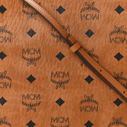 MCM Visetos Original Medium Pouch Cognac 10 of 10