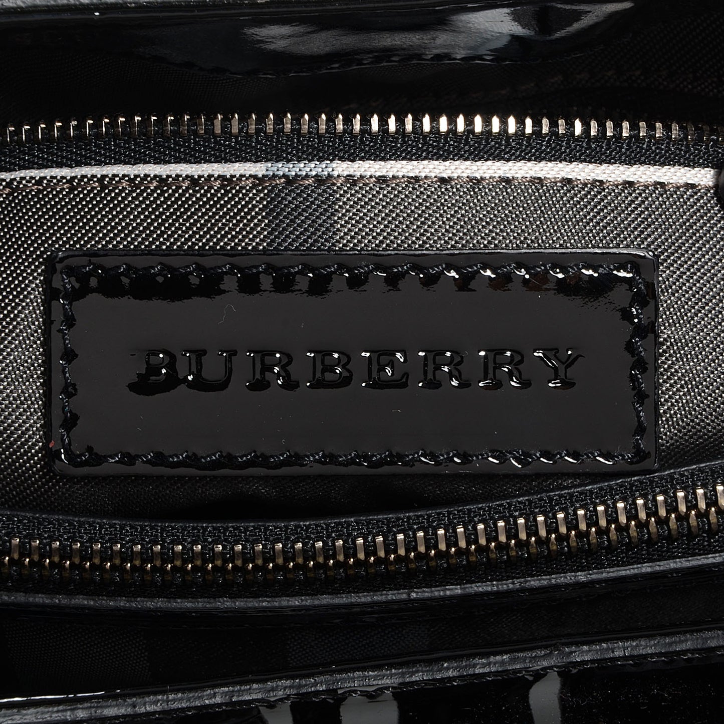 Patent Quilted Beaton Black