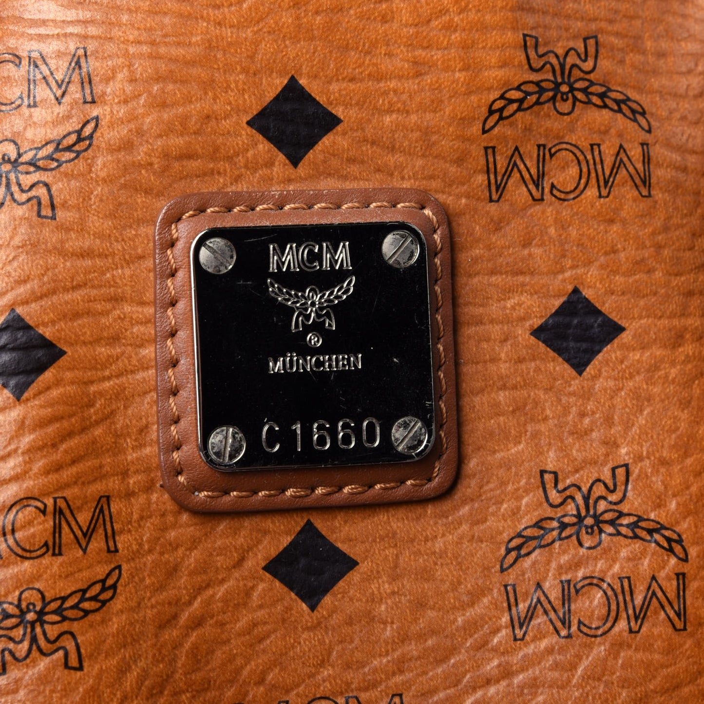 Visetos Shopping Tote Cognac