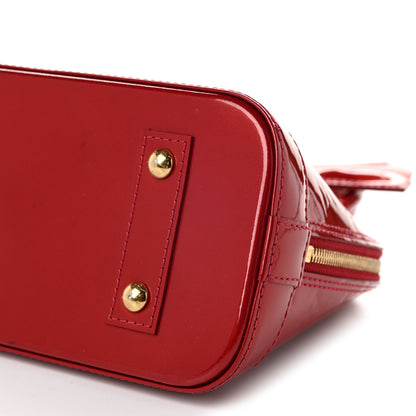 Louis Vuitton Vernis Alma BB Pomme D'Amour 10 of 11