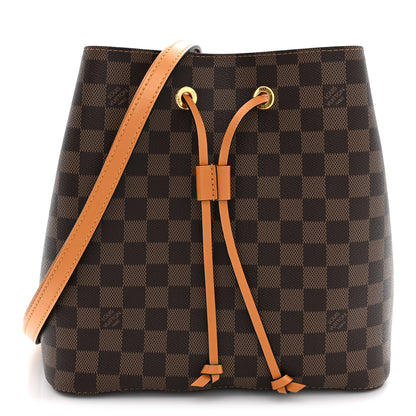 Louis Vuitton Damier Ebene Neonoe MM Safran 1 of 10