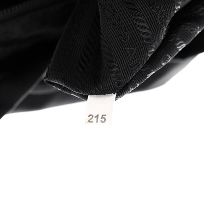 Prada Tessuto Nylon Saffiano Medium Smalto Backpack Black 7 of 10