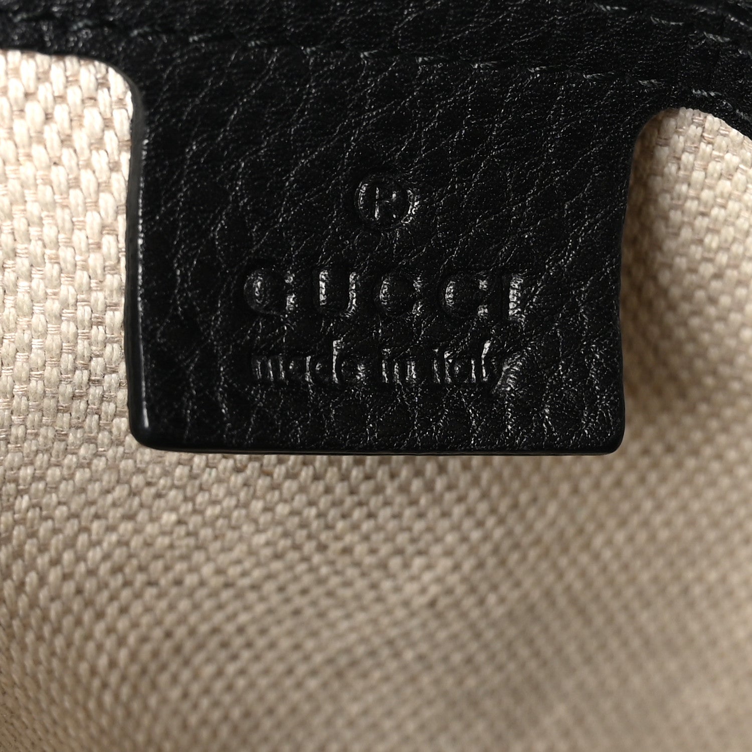 Gucci Pebbled Calfskin Large Soho Hobo Black 6 of 12