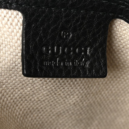 Gucci Pebbled Calfskin Large Soho Hobo Black 6 of 12
