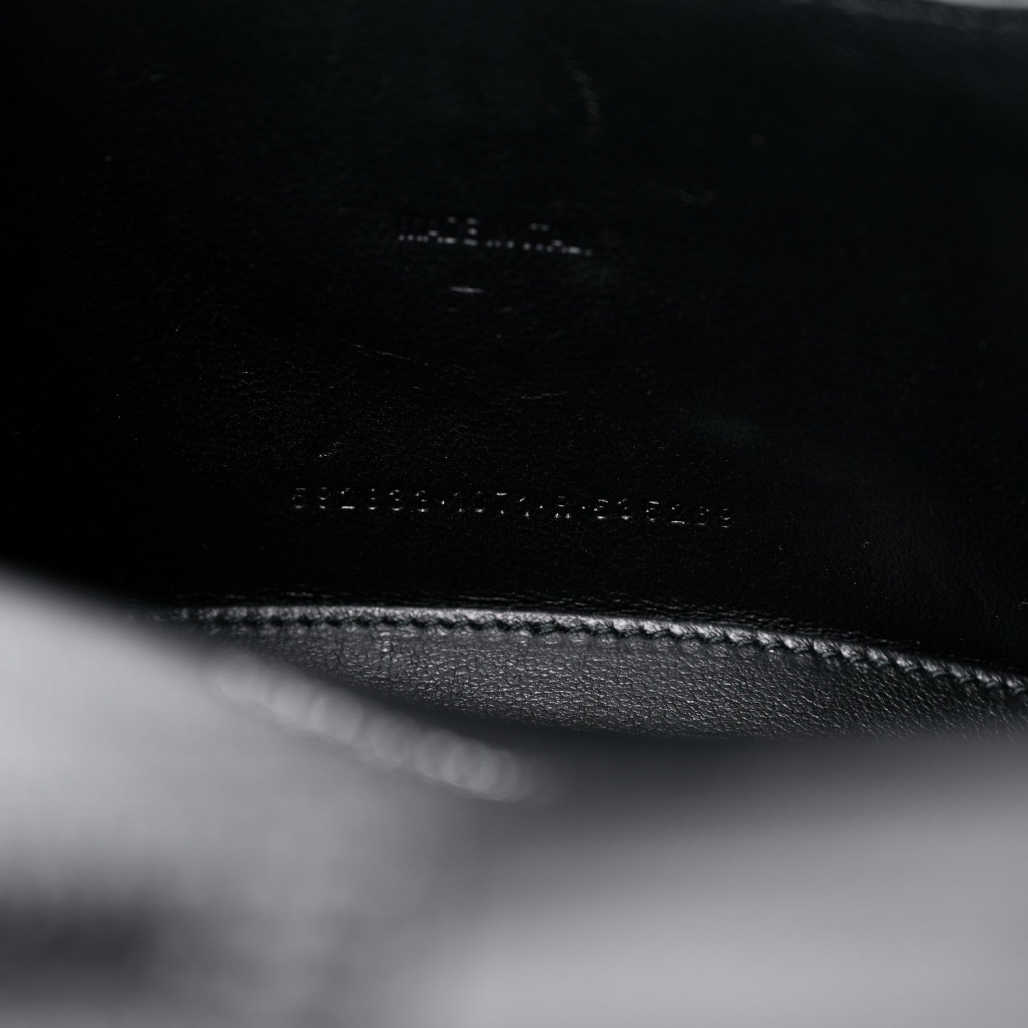 Balenciaga Strass Suede Hourglass Top Handle Bag XS Black Jet 8 of 12