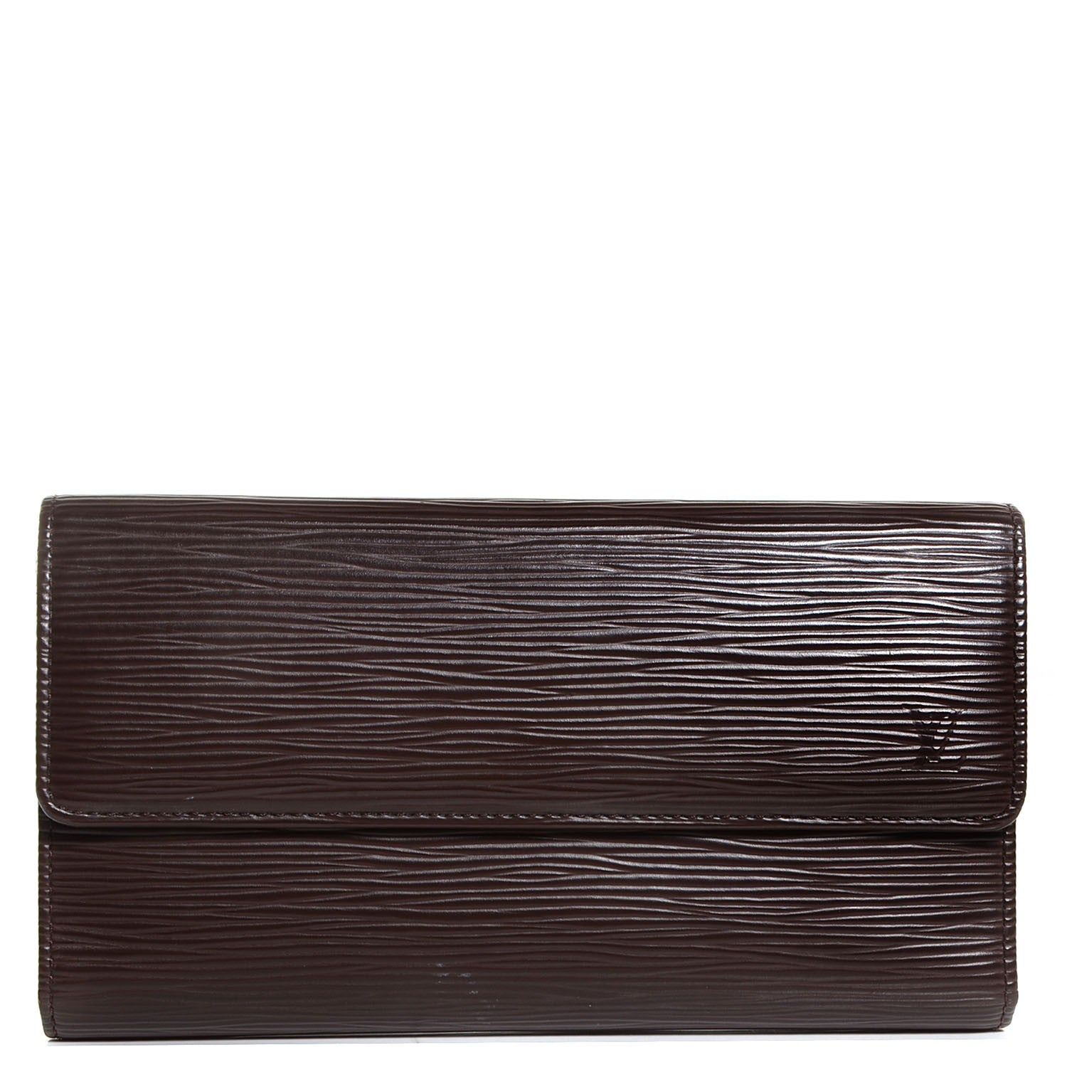 Louis Vuitton Epi Porte Tresor International Wallet Moka 1 of 8