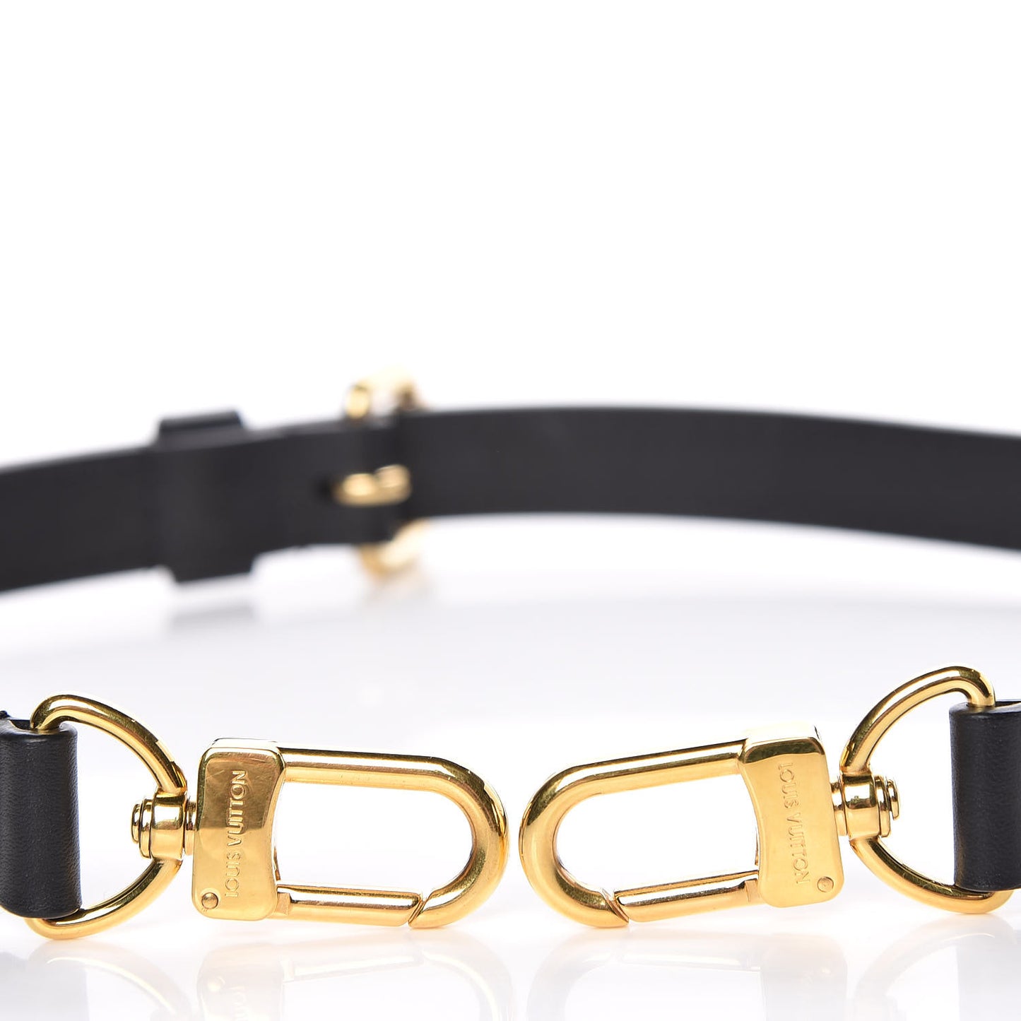 Calfskin 16mm Adjustable Shoulder Strap Black