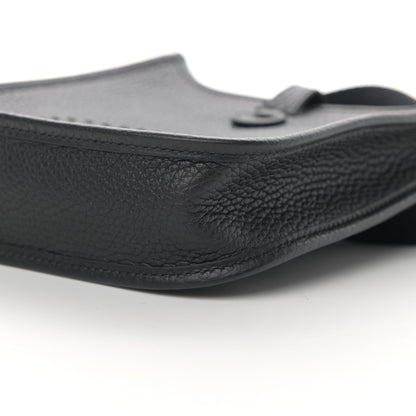 Hermes Taurillon Clemence Evelyne TPM Black 10 of 10
