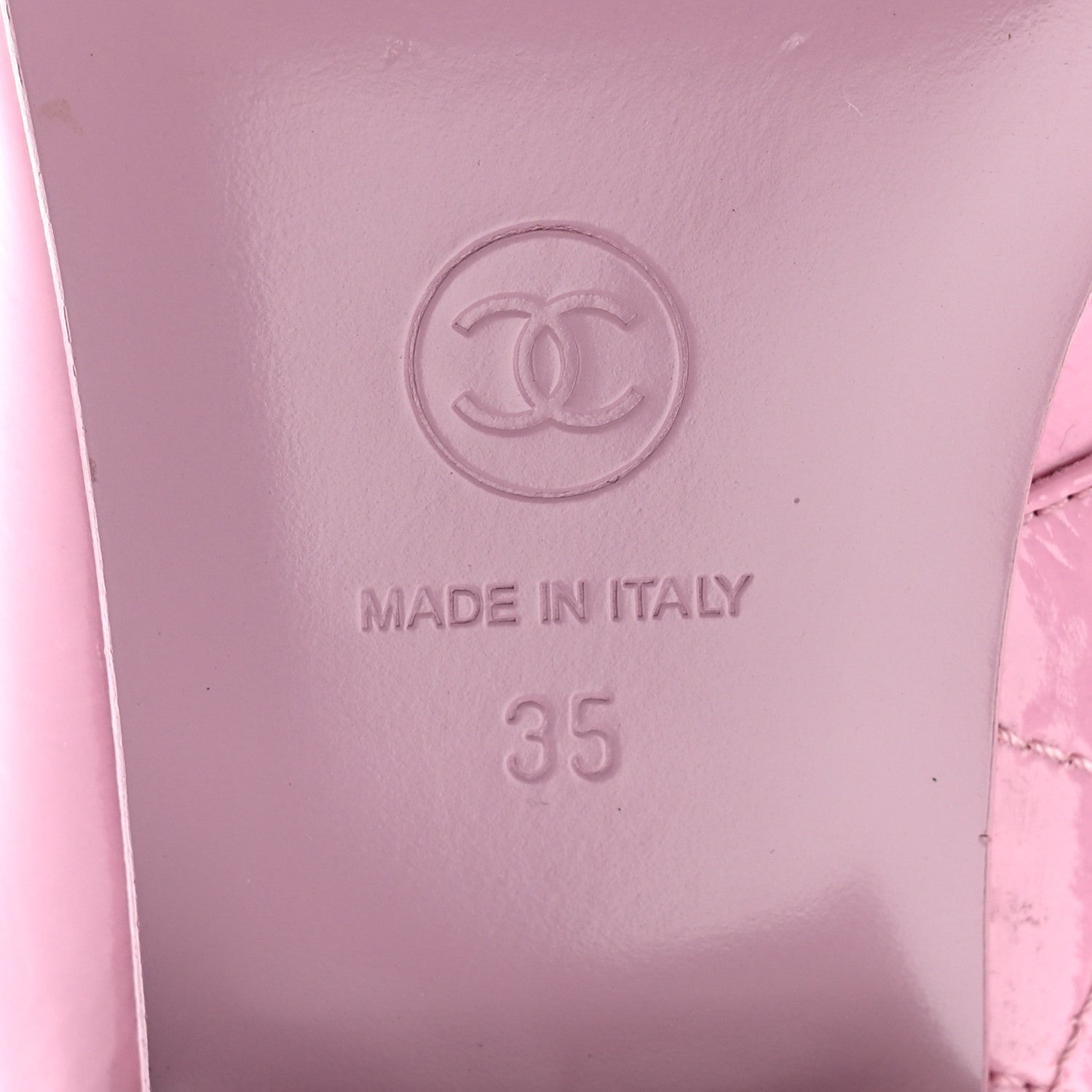 Chanel Patent Goatskin Cap Toe Mary Janes 35 Light Purple Black 6 of 11