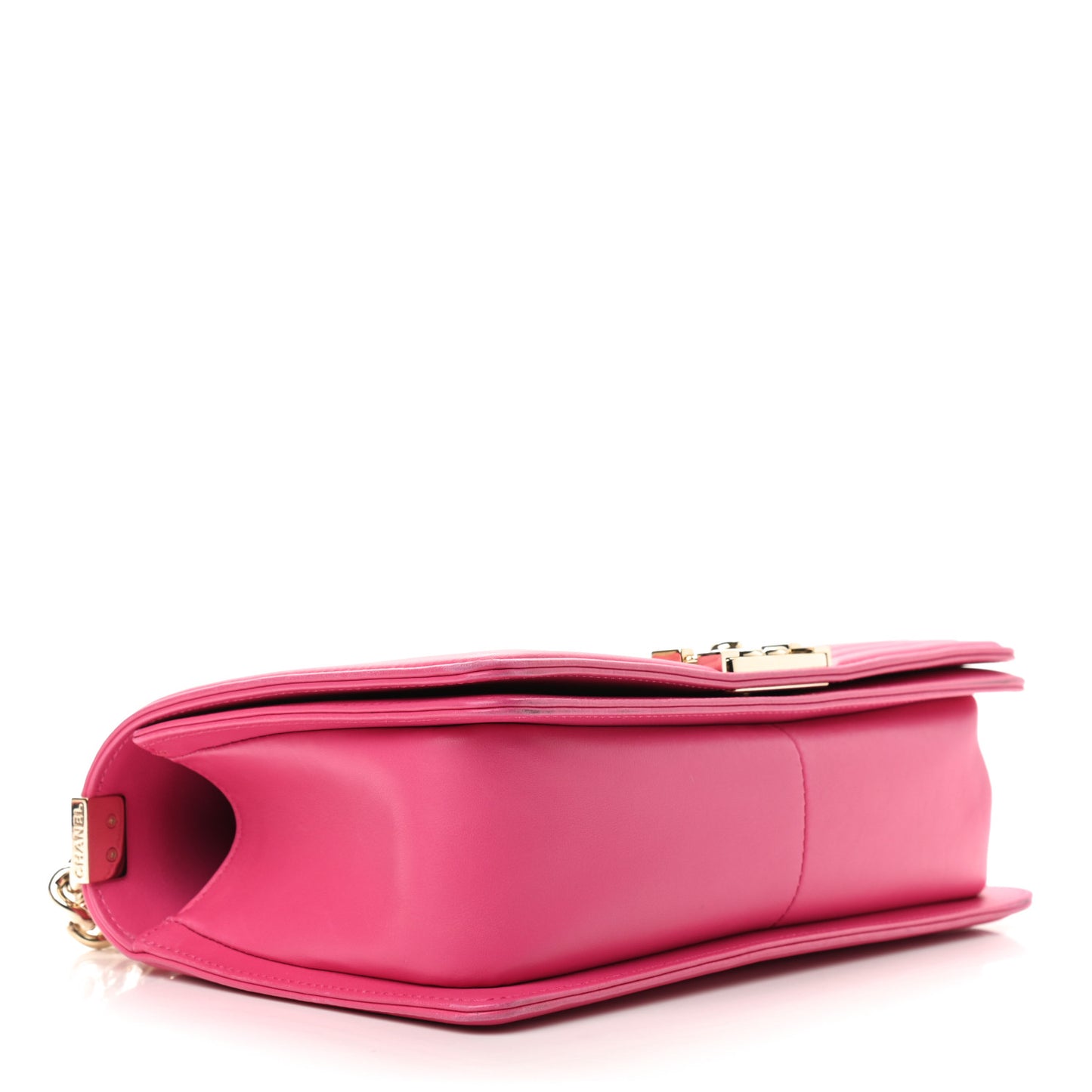 Lambskin Quilted Medium Boy Flap Pink
