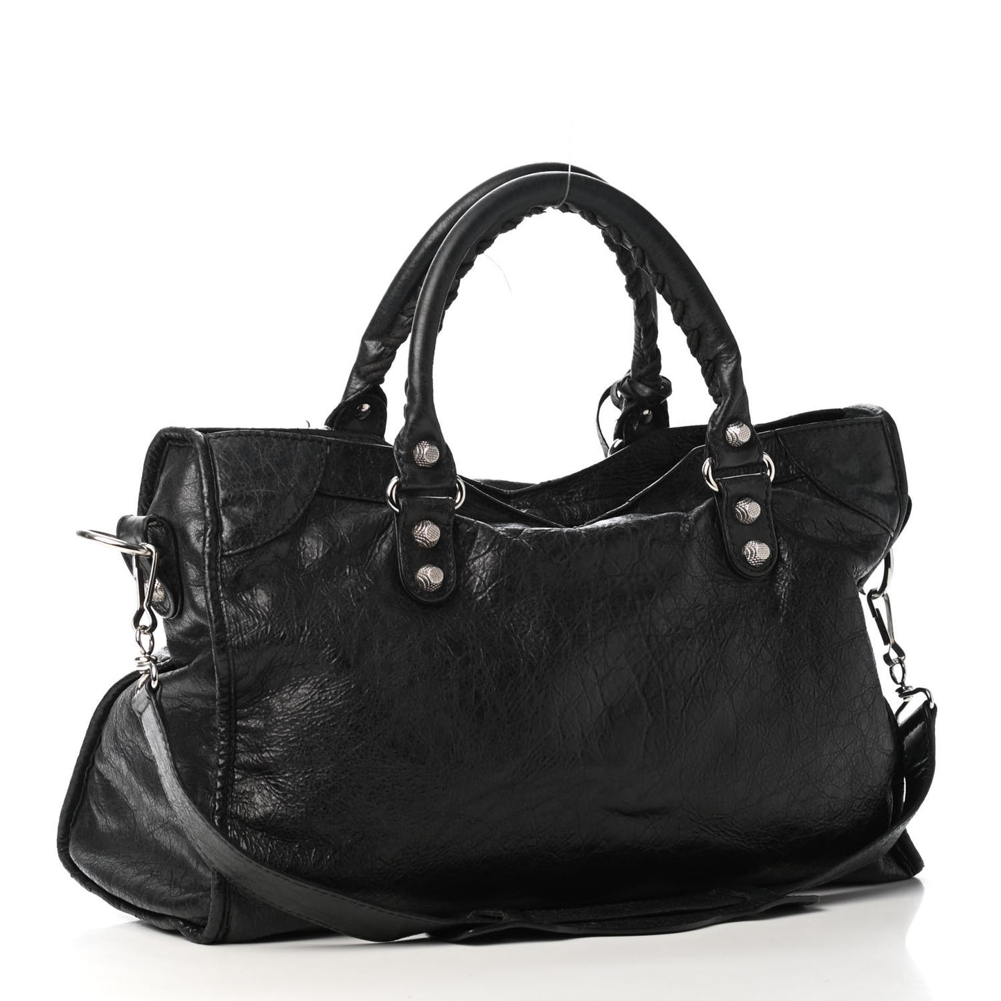 Agneau Giant 12 Silver Hardware City Black