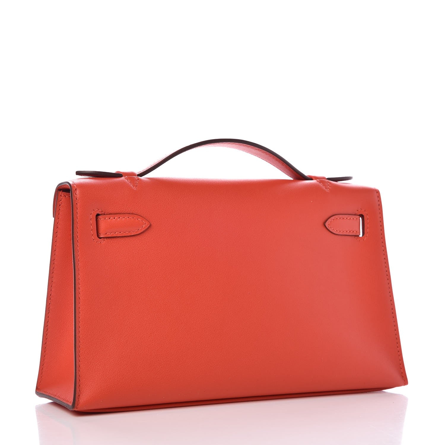 Hermes Swift Kelly Pochette Clutch Capucine 3 of 8