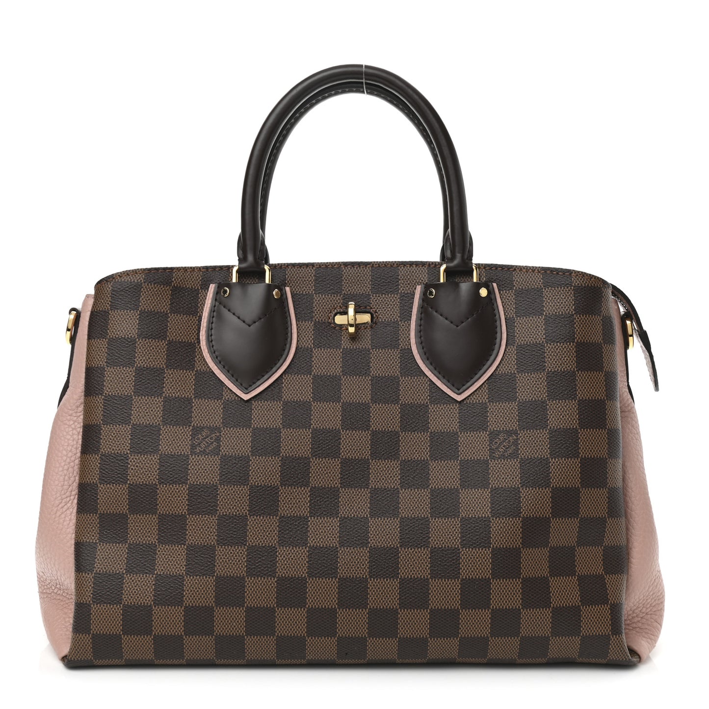 Cuir Taurillon Damier Ebene Normandy Magnolia