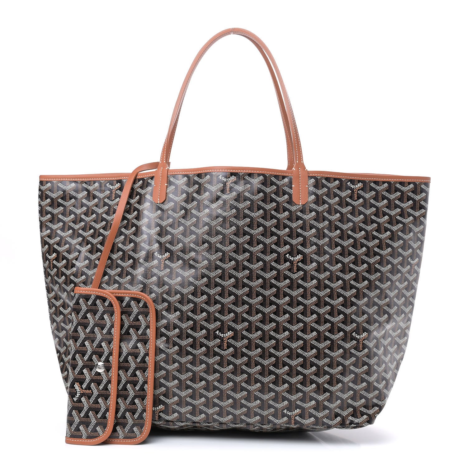 Goyard Goyardine Saint Louis GM Black Gold 1 of 9