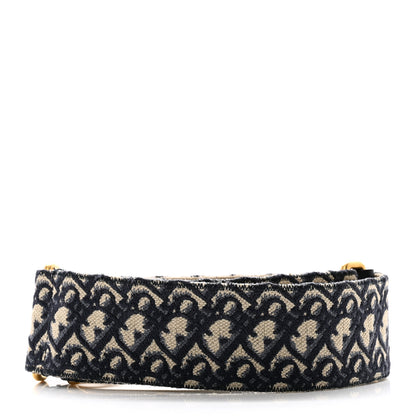 Christian Dior Oblique Shoulder Strap Blue 2 of 6