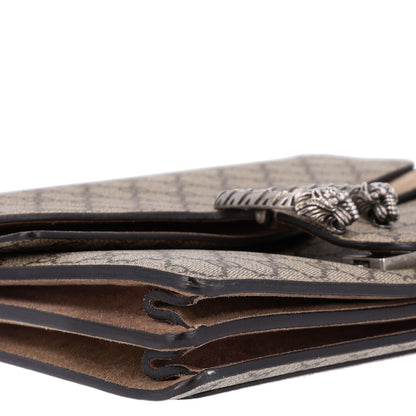 Gucci GG Supreme Monogram Medium Dionysus Shoulder Bag Taupe 9 of 10