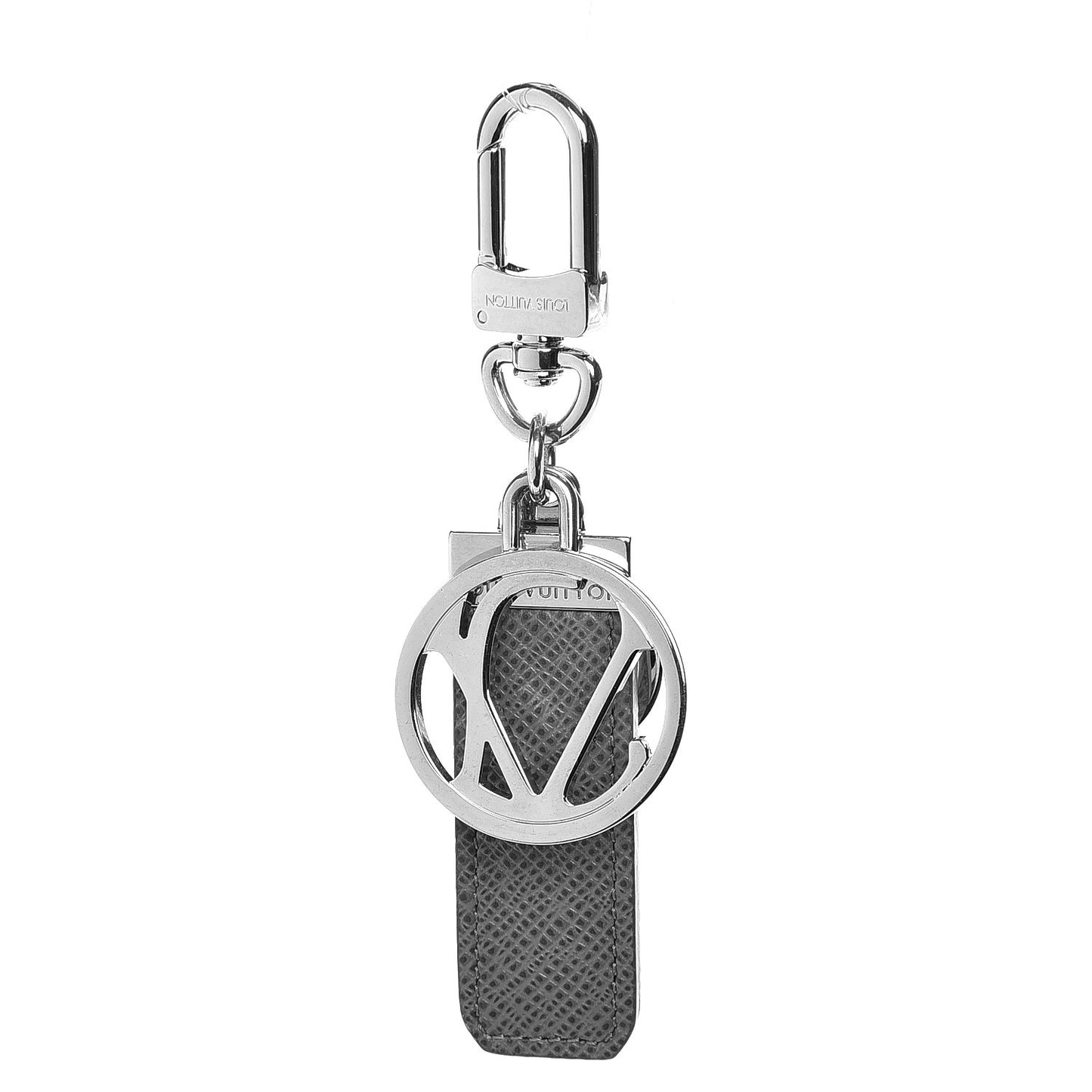 Taiga Calfskin LV Club Key Holder Glacier