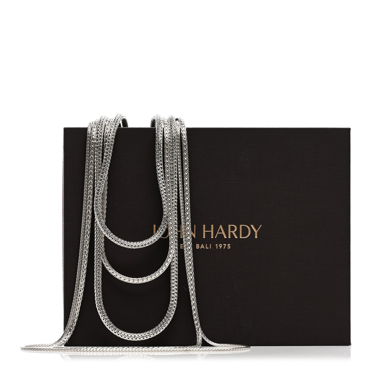 Sterling Silver Classic Chain Multi Row Necklace
