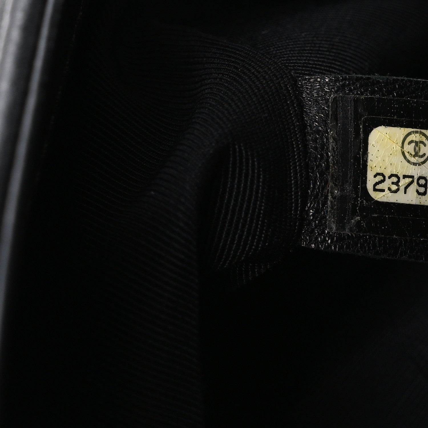 Chanel Calfskin Chevron Quilted Medium Boy Flap Black 7 of 11