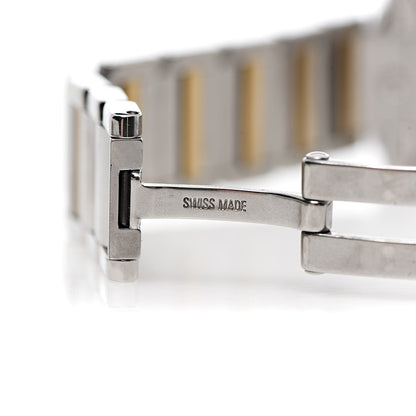 Cartier Stainless Steel 18K Yellow Gold 20mm Tank Francaise Quartz Watch 8 of 10