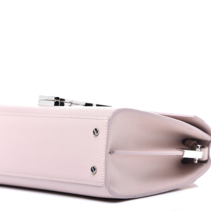 Saint Laurent Grain de Poudre Mini Classic Monogram Cassandra Top Handle Marble Pink 8 of 8