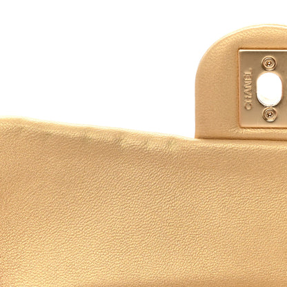 Chanel Lambskin Pearls Flap Gold 13 of 19