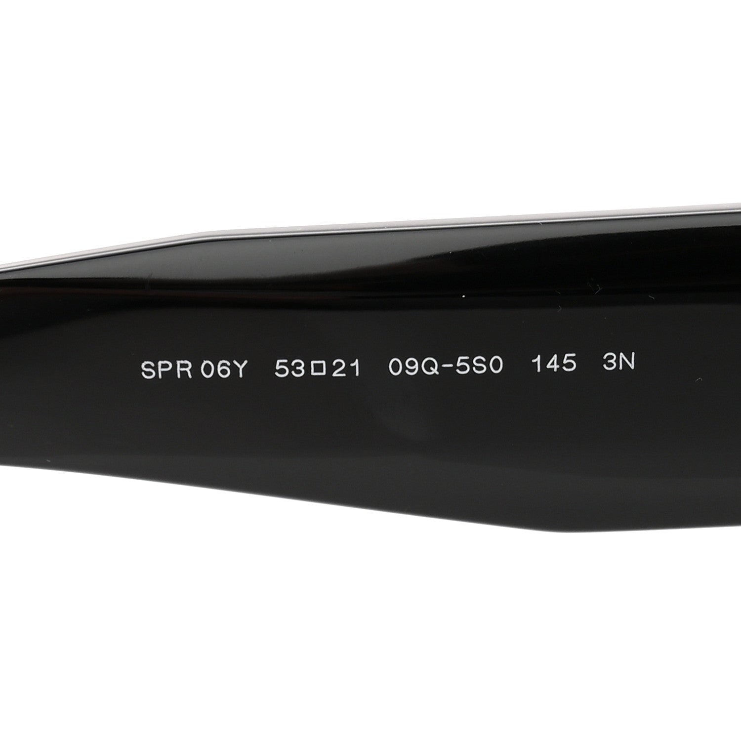 Prada Acetate Symbole Sunglasses SPR 06Y Black 6 of 8